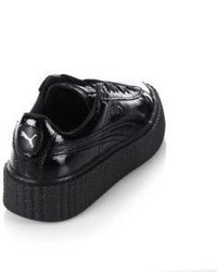 Puma Fenty X Rihanna Patent Leather Creeper Platform Sneakers