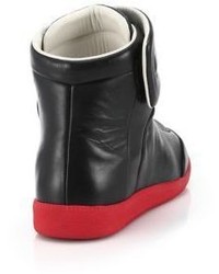 Maison Margiela Future Hi Top Calf Leather Sneakers