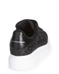 Alexander McQueen Glitter Platform Sneakers