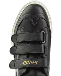 Golden Goose Deluxe Brand Golden Goose Leather Sneakers With Velcro Straps