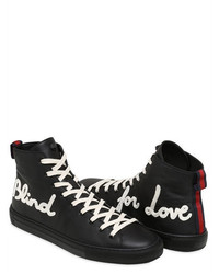 Gucci Blind For Love Leather Sneakers