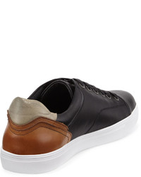 English Laundry Hatch Leather Lace Up Sneaker Black