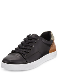 English Laundry Hatch Leather Lace Up Sneaker Black