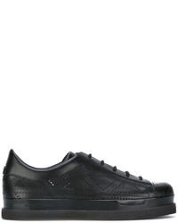 Emporio Armani Hole Punch Detail Sneakers