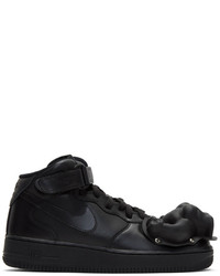 Comme des Garcons Homme Plus Black Nike Edition Air Force 1 Mid 07 Sneakers