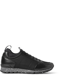 Prada Leather And Nylon Sneakers