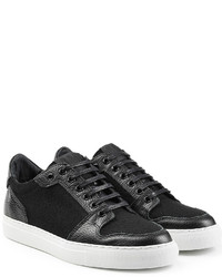 Ami Leather And Wool Sneakers