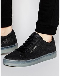 Religion Leather Croc Sneakers