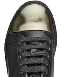 Brunello Cucinelli Leather Sneakers With Platform