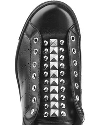 DSQUARED2 Leather Sneakers With Studs