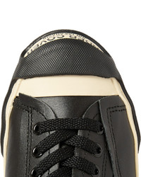 Undercover Logo Leather And Rubber Sneakers