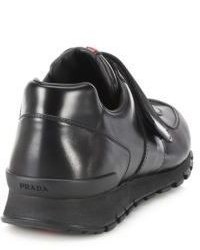 Prada Low Leather Sneakers