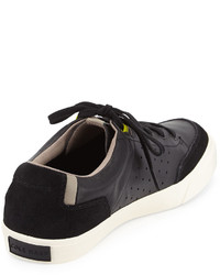 Cole Haan Mariner Perforated Leather Sneaker Black
