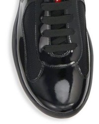 Prada Newac Patent Leather Sneakers