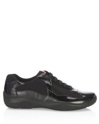 Prada Newac Patent Leather Sneakers