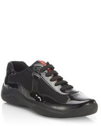 Prada Newac Patent Leather Sneakers