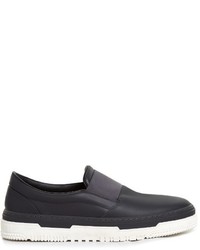 Valentino Open Bi Colour Low Top Leather Trainers
