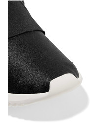 adidas Originals Tubular Defiant Neoprene And Metallic Leather Sneakers Black