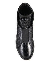 Versace Palazzo Idol Medusa Leather Sneakers