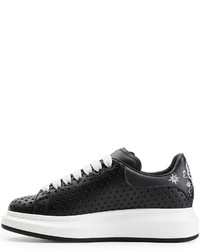 Alexander McQueen Perforated Leather Sneakers