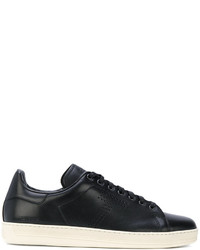 Tom Ford Perforated T Lace Up Sneakers