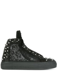 Philipp Plein Angry Mid Top Sneakers