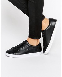 Lacoste Premium Leather Straightset Court Sneakers