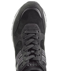 Hogan Rebel Suede And Leather Sneakers