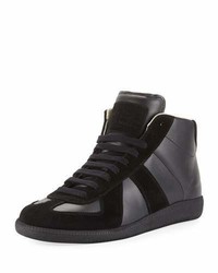Maison Margiela Replica Leather Mid Top Sneaker