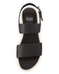Eileen Fisher Sally 2 Slingback Espadrille Sneaker Black