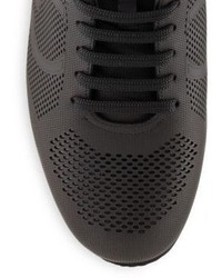 Salvatore Ferragamo Mustang Perforated Leather Sneakers