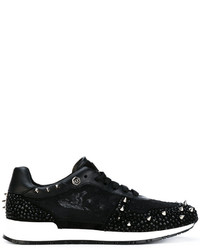 Philipp Plein Srtudded Lace Up Sneakers