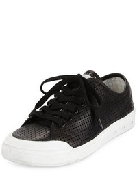 Rag & Bone Standard Issue Perforated Lace Up Sneaker Black