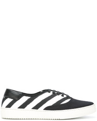Off-White Striped Sneakers