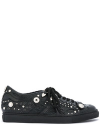 Toga Pulla Studded Embossed Sneakers