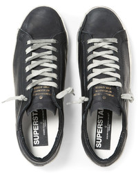 Golden Goose Deluxe Brand Superstar Distressed Leather Sneakers