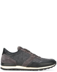 Tod's Textured Lace Up Sneakers