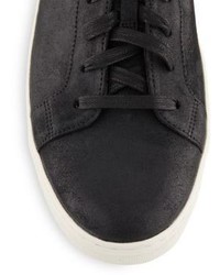 Vince Abbott Coated Leather Sneakers