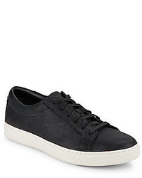 Vince Abbott Coated Leather Sneakers