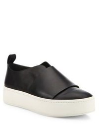 Vince Wallace Leather Platform Skate Sneakers