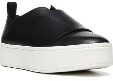 vince wallace leather platform sneakers