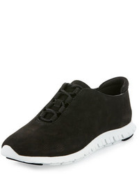 Cole Haan Zerogrand Perforated Leather Sneaker Black