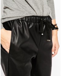 Asos Collection Leather Look Joggers