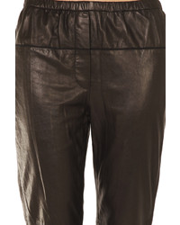 3.1 Phillip Lim Elastic Leather Sweatpant