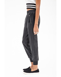 Forever 21 Faux Leather Joggers