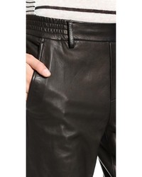 Vince Gart Wass Leather Jogger Trousers