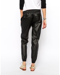 Lira Leather Look Sweat Pants