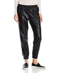 Lucca Couture Faux Leather Track Pant
