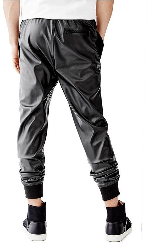 Buy Leather Jogger Pants Online In India  Etsy India