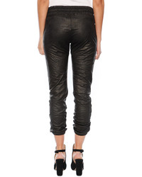Monrow Perforated Leather Sweats